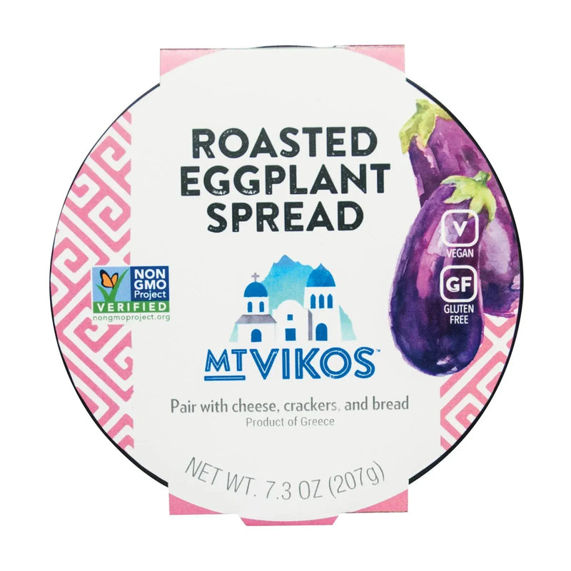 An image displaying Mt Vikos Roasted Eggplant Spread - Case Of 6 - 7.3 Ounce by Mt Vikos