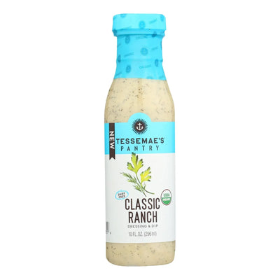 An image displaying Tessemae - Classic Ranch Dressing - Case Of 6 - 10 Ounce by Tessemae's
