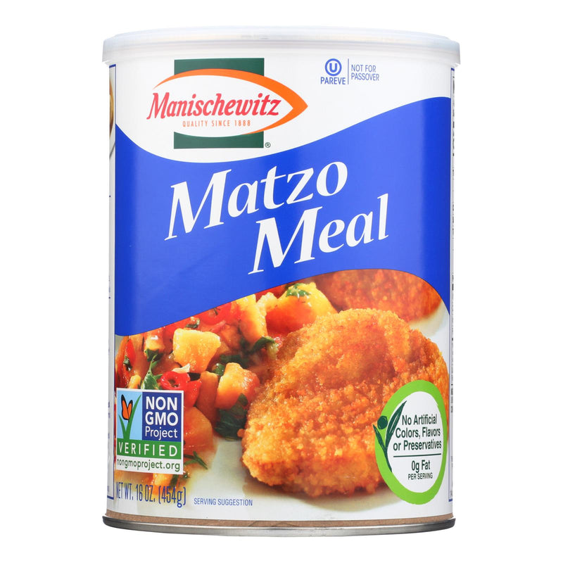 An image displaying Manischewitz - Matzo Meal - Case Of 12 - 16 Oz. by Manischewitz