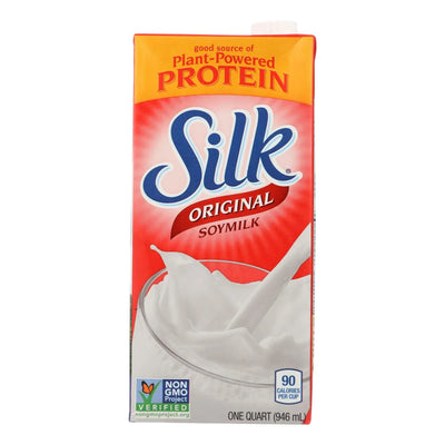 An image displaying Silk Soymilk - Original - Case Of 6 - 32 Ounce by Silk