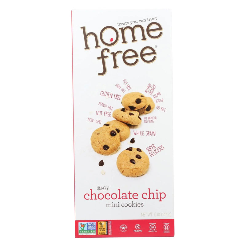 An image displaying Homefree - Gluten Free Mini Cookies - Chocolate Chip - Case Of 6 - 5 Ounce. by Homefree