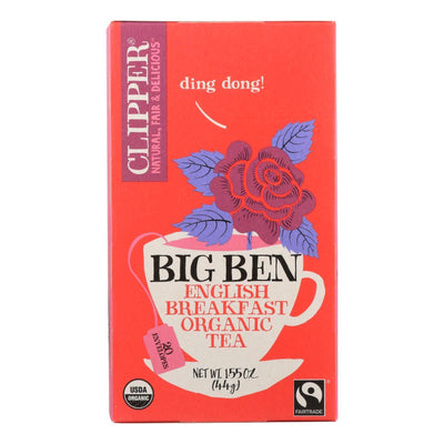 Clipper Tea - Organic Tea - Big Ben - Case Of 6 - 20 Bags - Orca Market