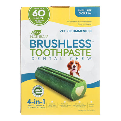 An image displaying Ark Naturals - Brshls Tpst Dental Chw Sm - 1 Each - 60 Ct by Ark Naturals