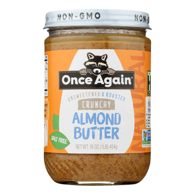 An image displaying Once Again - Almond Butter Crunch Ns - Case Of 6-16 Ounce by Once Again