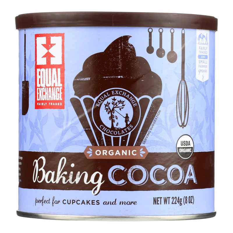 Equal Exchange Organic Baking Cocoa - Case Of 6 - 8 Ounce.