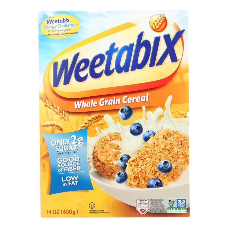 An image displaying Weetabix Whole Grain Cereal - Case Of 12 - 14 Ounce. by Weetabix