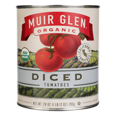 An image displaying Muir Glen Muir Glen Diced Tomato - Tomato - Case Of 12 - 28 Ounce by Muir Glen