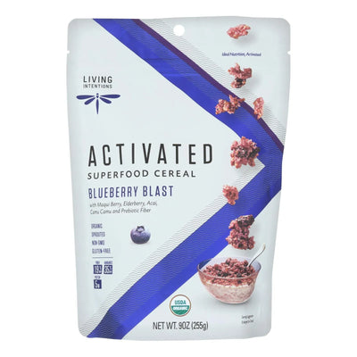 An image displaying Living Intentions Activated Superfood Cereal - Case Of 6 - 9 Ounce by Living Intentions