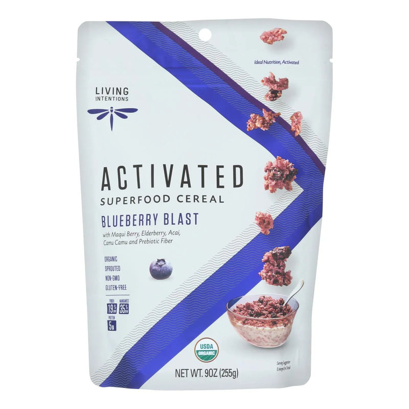 An image displaying Living Intentions Activated Superfood Cereal - Case Of 6 - 9 Ounce by Living Intentions
