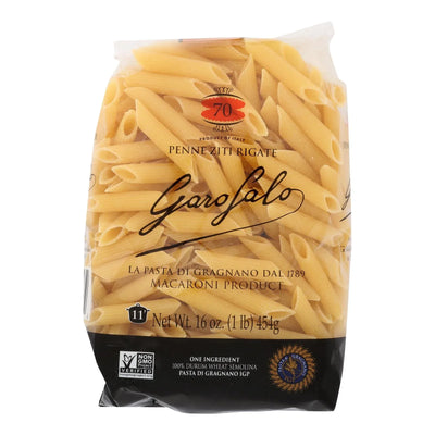 An image displaying Garofalo Penne Ziti Rigate - Case Of 12 - 16 Ounce by Garofalo