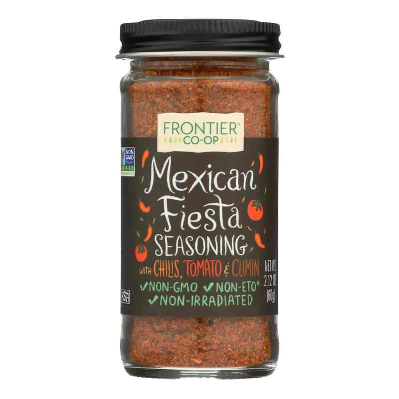An image displaying Frontier Herb International Seasoning - Mexican Fiesta - 2.12 Ounce by Frontier Herb