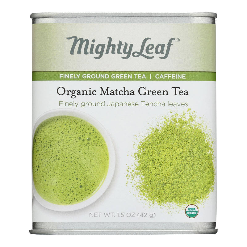 An image displaying Mighty Leaf Tea Tea - Green - Organic - Matcha - Case Of 6 - 1.5 Ounce by Mighty Leaf Tea
