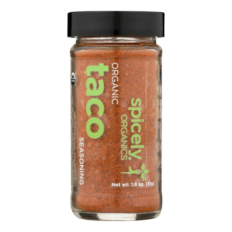 An image displaying Spicely Organics - Organic Taco Seasoning - Case Of 3 - 1.8 Ounce. by Spicely Organics