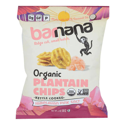 An image displaying Barnana - Plantn Chips Him Pnkslt - Case Of 6-2 Ounce by Barnana