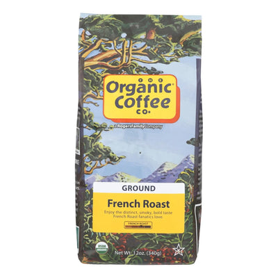 An image displaying Organic Coffee Coffee - Organic - Ground - French Roast - 12 Oz - Case Of 6 by Organic Coffee
