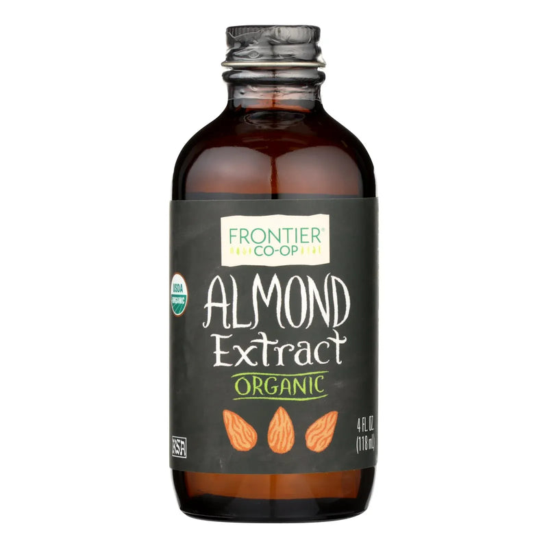 An image displaying Frontier Herb Almond Extract - Organic - 4 Ounce by Frontier Herb