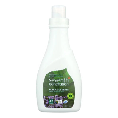 An image displaying Seventh Generation Natural Liquid Fabric Softener - Blue Eucalyptus And Lavender - Case Of 6 - 32 Ounce. by Seventh Generation