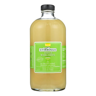 An image displaying Stirrings Cocktail Mixer - Margarita - Case Of 6 - 750 Ml by Stirrings