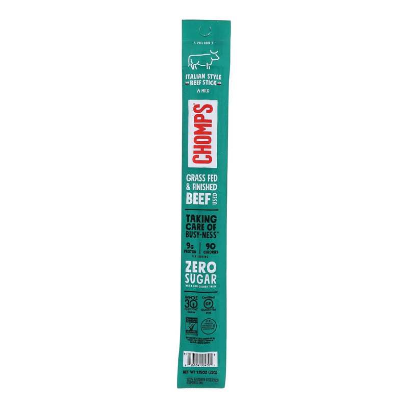 An image displaying Chomps - Beef Sticks Italian Style - Case Of 24 - 1.15 Ounce by Chomps