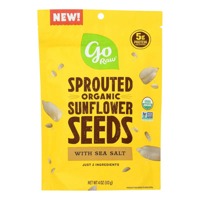 An image displaying Go Raw - Snack Seed Snflwr Sprtd - Case Of 10 - 4 Ounce by Go Raw