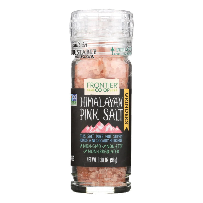 Frontier Herb Himalayan Pink Salt - Grinder Bottle - 3.4 Ounce - Case Of 6