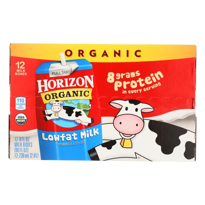 Horizon Organic Dairy Organic Low Fat 1 % Milk - Aseptic - 12/8 Ounce