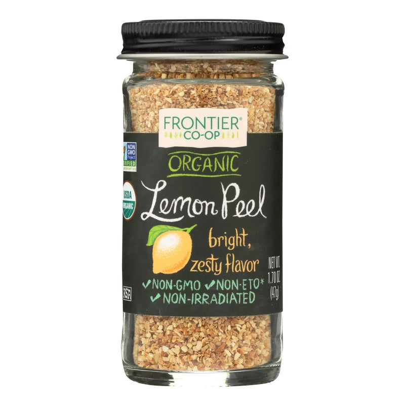 Frontier Herb Lemon Peel - Organic - Granules - 2.10 Ounce