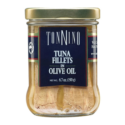An image displaying Tonnino Tuna Fillets - Olive Oil - Case Of 6 - 6.7 Ounce. by Tonnino Tuna