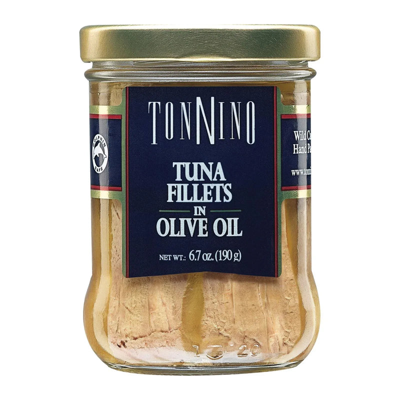 An image displaying Tonnino Tuna Fillets - Olive Oil - Case Of 6 - 6.7 Ounce. by Tonnino Tuna
