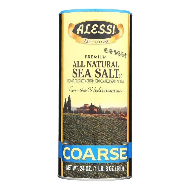 Alessi - Mediterranean Sea Salt - Coarse - Case Of 6 - 24 Ounce