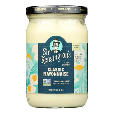 An image displaying Sir Kensington's - Mayo Classic Jar Gluten Free - Case Of 6-12 Ounce by Sir Kensington's