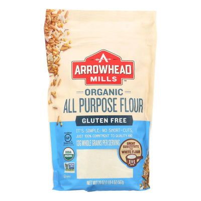 An image displaying Arrowhead Mills - Organic Flour - All Purpose - Case Of 6 - 20 Oz by Arrowhead Mills