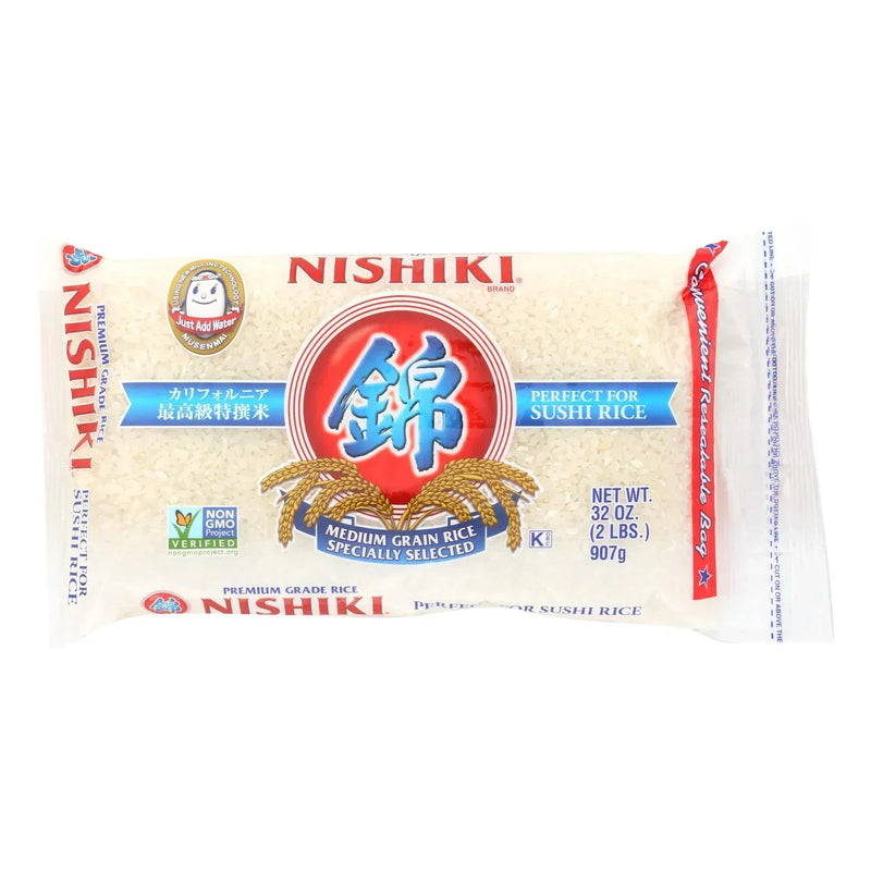 An image displaying Nishiki Premium Grade Rice - Case Of 12 - 2 Lb. by Nishiki