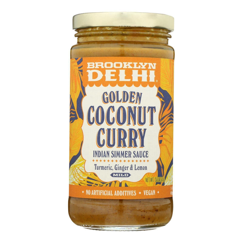 Brooklyn Delhi - Golden Coconut Curry Simmer Sauce - Case Of 6 - 12 Ounce
