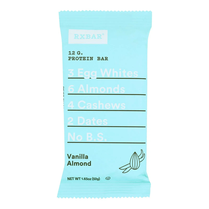 An image displaying Rxbar - Protein Bar Vanilla Almond - Case Of 12 - 1.83 Oz by Rxbar