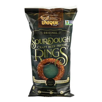 Unique Pretzels - Sourdough Craft Beer Pretzel Rings - Case Of 12 - 11 Oz. - Orca Market