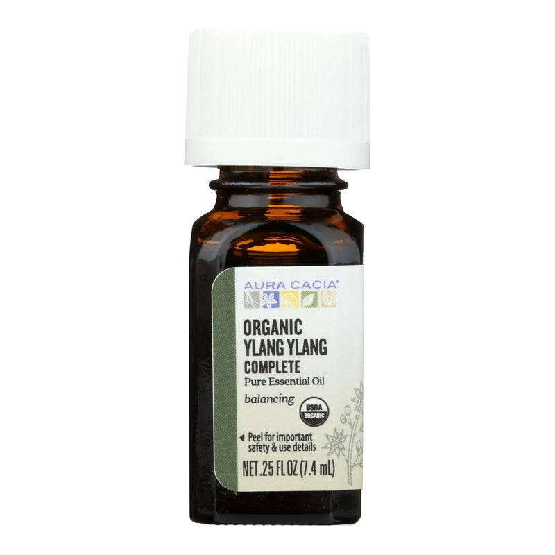 Aura Cacia - Essential Oil - Ylang Ylang Complete - Case Of 1 - .25 Ounce.