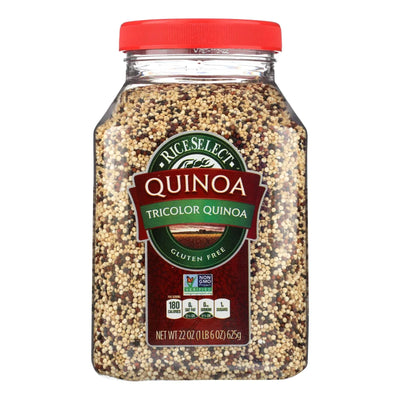 An image displaying Rice Select Tricolor Quinoa - Case Of 4 - 22 Ounce by Rice Select