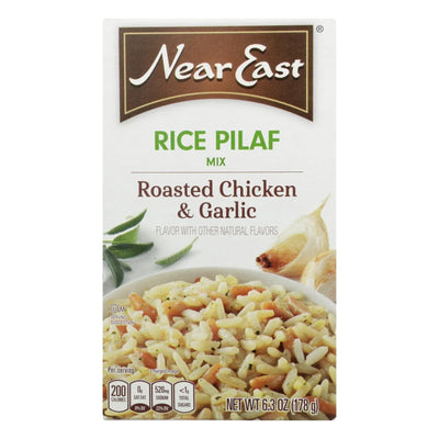 An image displaying Near East Rice Pilaf Mix - Chicken And Garlic - Case Of 12 - 6.3 Ounce by Near East