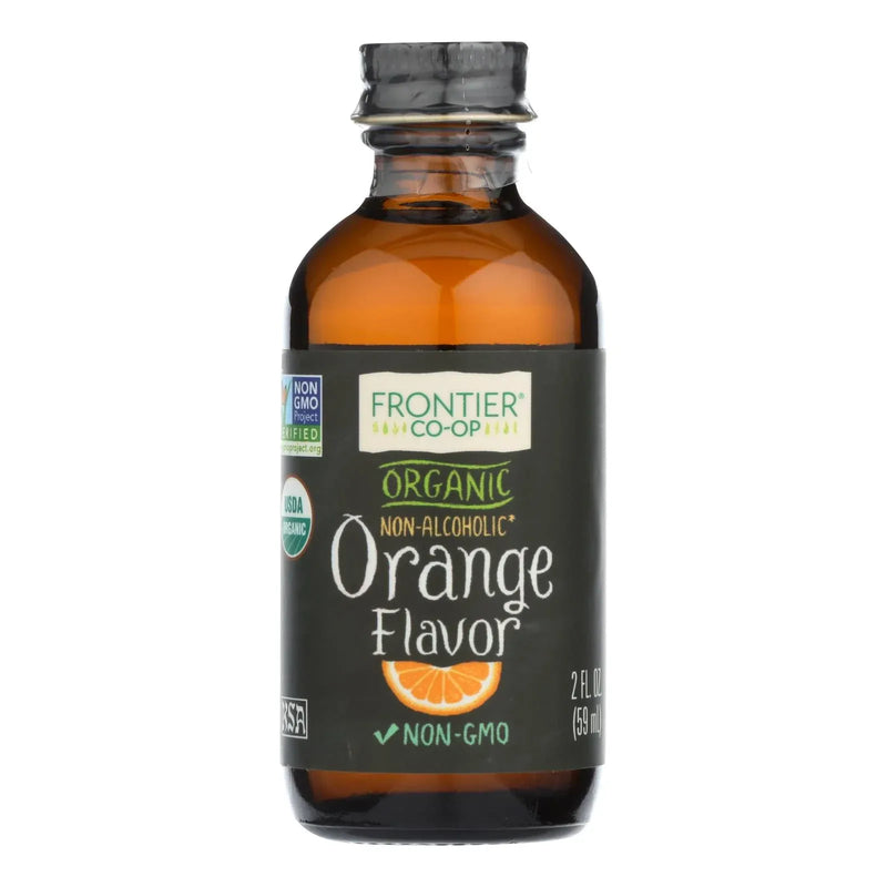 An image displaying Frontier Herb Orange Flavor - Organic - 2 Ounce by Frontier Herb