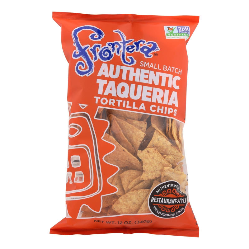 Frontera Foods Thick & Crunchy Tortilla Chip - Case Of 12 - 12 Ounce