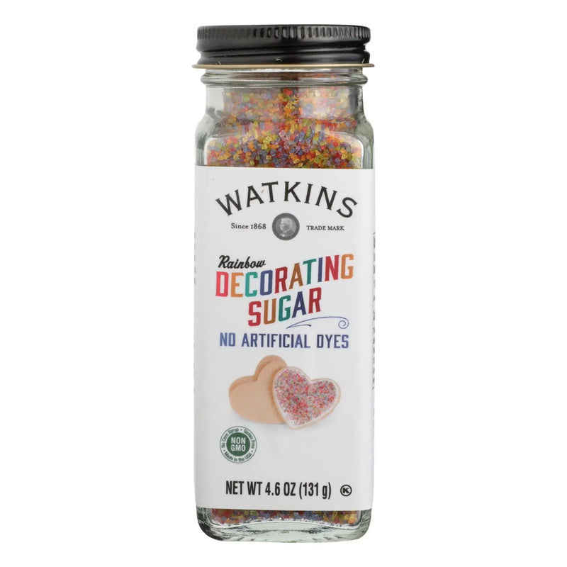 An image displaying Watkins - Decorating Sugar Rainbow - Case Of 3-4.6 Oz by Watkins