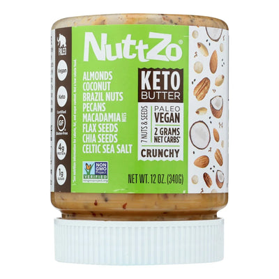 An image displaying Nuttzo - Nut & Seed Butter Keto - Case Of 6 - 12 Ounce by Nuttzo