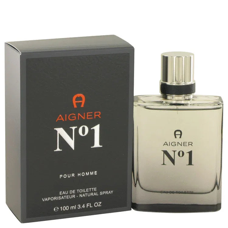 An image displaying Aigner No 1 by Etienne Aigner Eau De Toilette Spray 3.4 oz for Men by Etienne Aigner