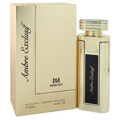 An image displaying Ambre Exclusif by Essenza Eau De Parfum Spray 3.4 oz for Women by Essenza