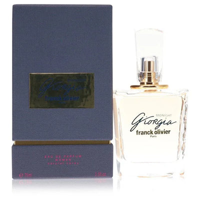 An image displaying Giorgia Midnight by Franck Olivier Eau De Parfum Spray 2.5 oz for Women by Franck Olivier