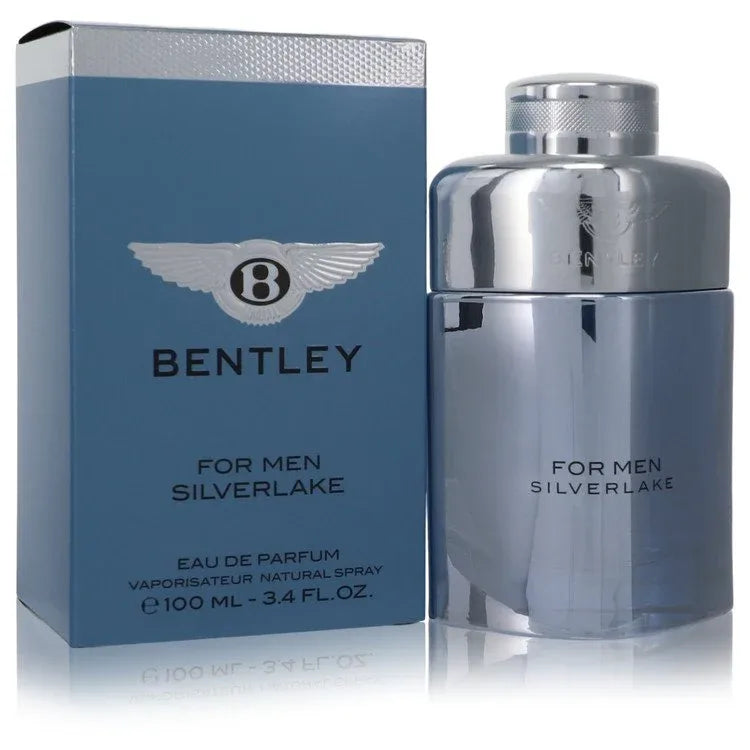 An image displaying Bentley Silverlake by Bentley Eau De Parfum Spray 3.4 oz for Men by Bentley