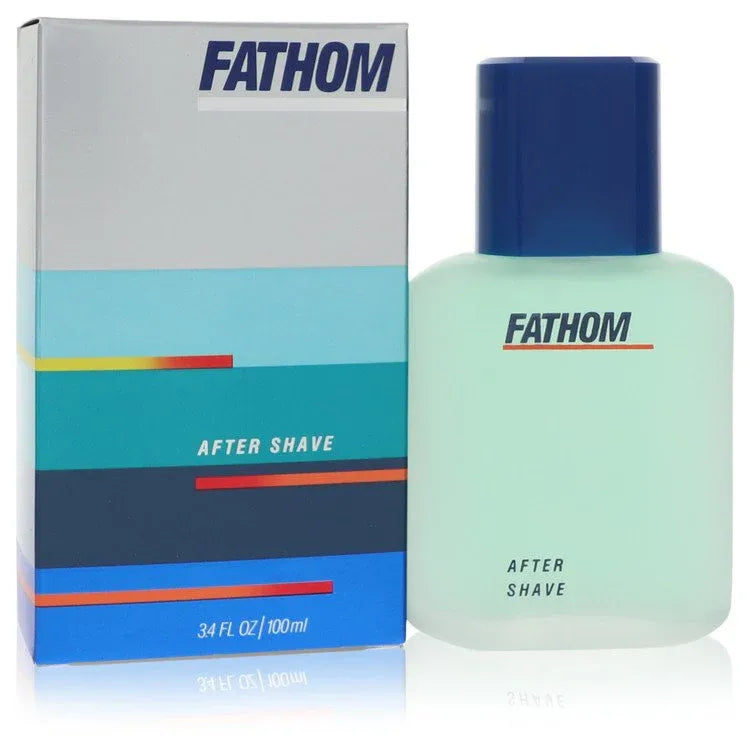 An image displaying Fathom by Dana After Shave 3.4 oz for Men by Dana