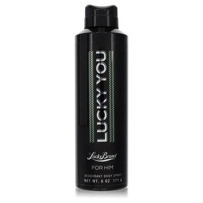 An image displaying Lucky You by Liz Claiborne Deodorant Spray 6 oz for Men by Liz Claiborne