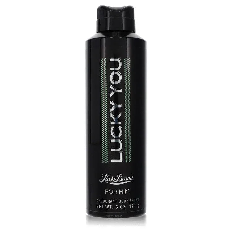 An image displaying Lucky You by Liz Claiborne Deodorant Spray 6 oz for Men by Liz Claiborne